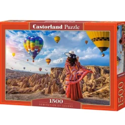 Puzzle 1500 pièces : Admiration des couleurs - Castorland
