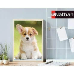 Puzzle 500 pièces : Adorable corgi - Nathan