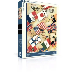 Puzzle 500 pièces : Alajalov - Jeux olympiques d'été - New York Puzzle Company