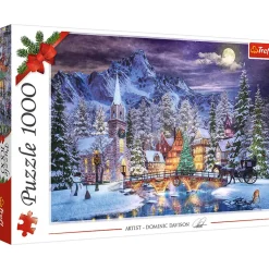 Puzzle 1000 pièces : Ambiance de Noël - Trefl