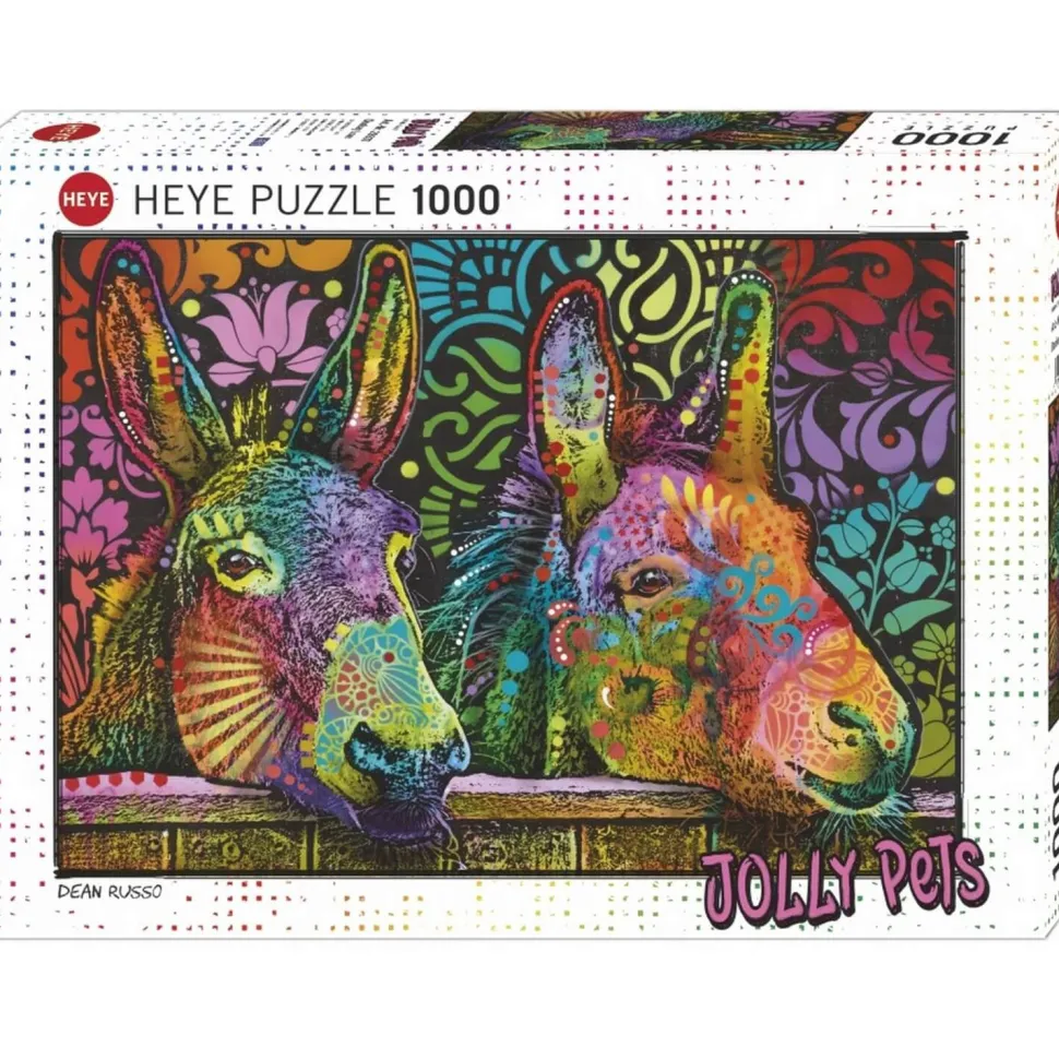 Puzzle 1000 pièces : Amour d'âne - Heye
