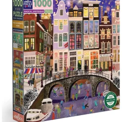Puzzle 1000 pièces : Amsterdam magique - Eeboo