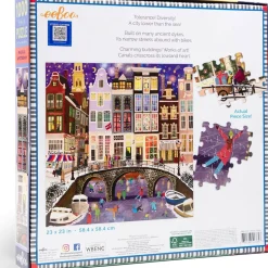 Puzzle 1000 pièces : Amsterdam magique - Eeboo