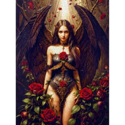 Puzzle 1000 Pièces : Ange Noir - EnjoyPuzzle