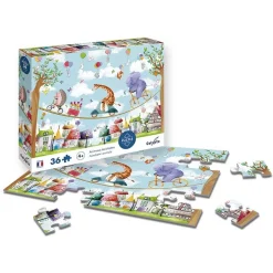 Puzzle 36 pièces - Animaux Acrobates - Sentosphère