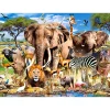 Puzzle 200 pièces : Animaux de la Savane - Castorland