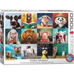 Puzzle 1000 pièces : Animaux rigolos - Eurographics