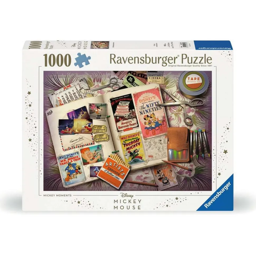 Puzzle 1000 pièces : Anniversaire de Mickey 1940, Disney - Ravensburger