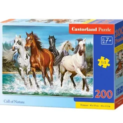 Puzzle 200 pièces : Appel de la nature - Castorland