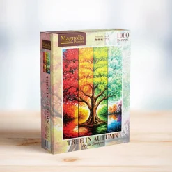 Puzzle 1000 pièces : Arbre en automne - Édition Spéciale Elif Hurdogan - Magnolia