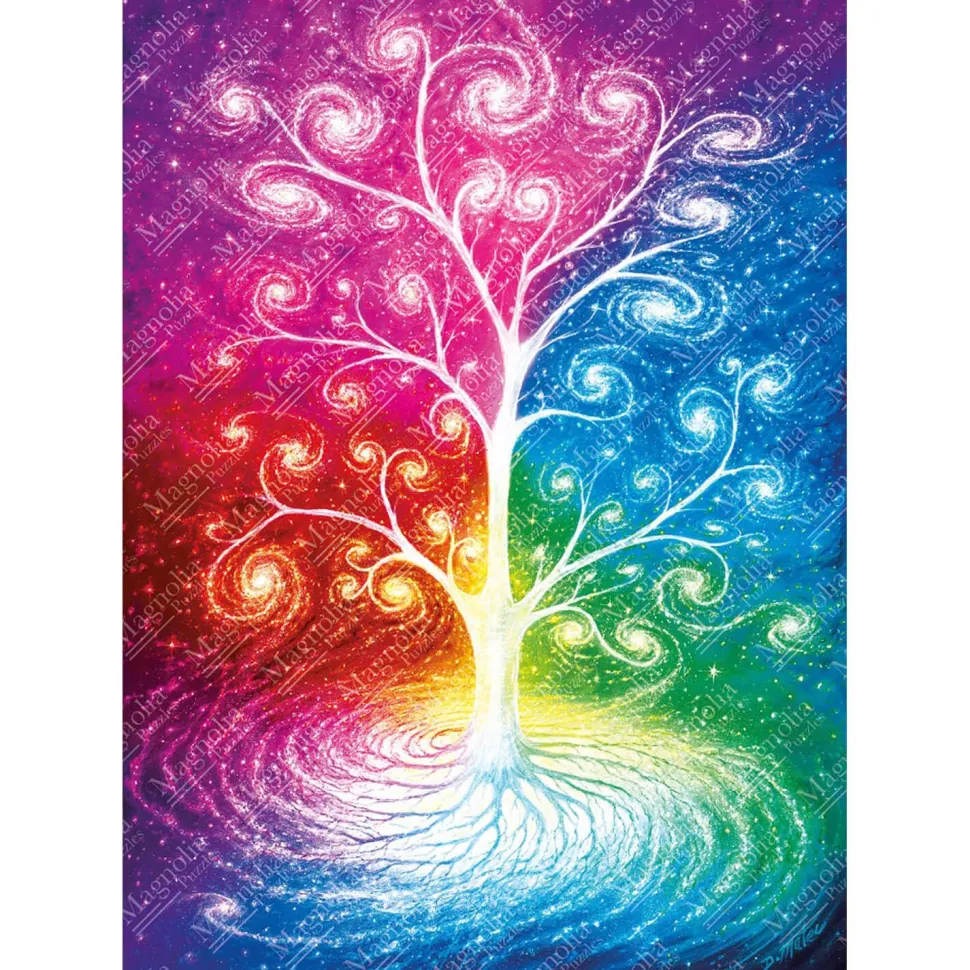 Puzzle 1000 pièces : Arbre Galactique - Édition Spéciale David Mateu - Magnolia