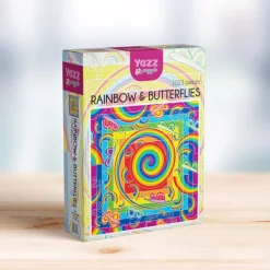 Puzzle 1023 pièces : arc en ciel et papillons - Yazz puzzle