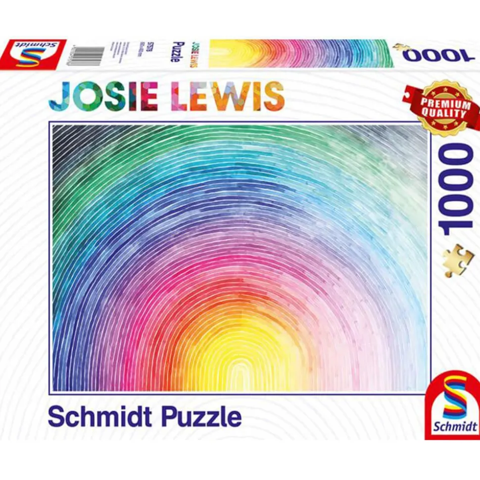 Puzzle 1000 pièces : Arc-en-ciel naissant - Schmidt