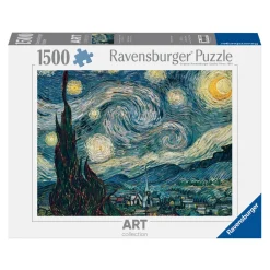 Puzzle 1500 pièces : Art collection Van Gogh - La nuit étoilée - Ravensburger