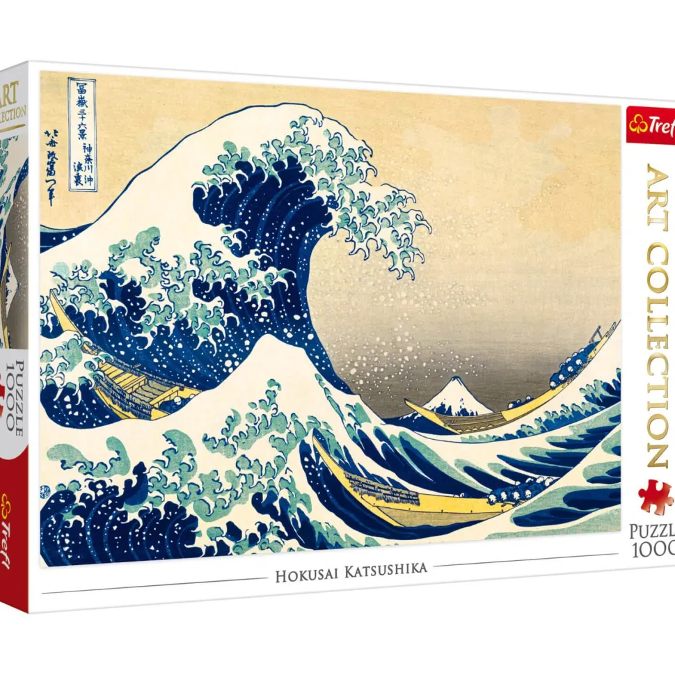 Puzzle 1000 pièces : Art Collection : La Grande Vague de Kanagawa - Trefl