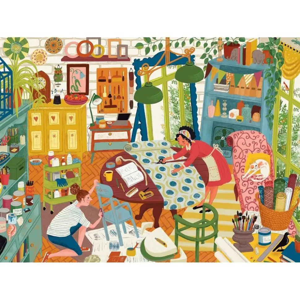 Puzzle 1000 pièces : Atelier de Recyclage - Falcon de luxe