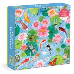 Puzzle 1000 pièces : Au bord de l'étang de Koi - Galison