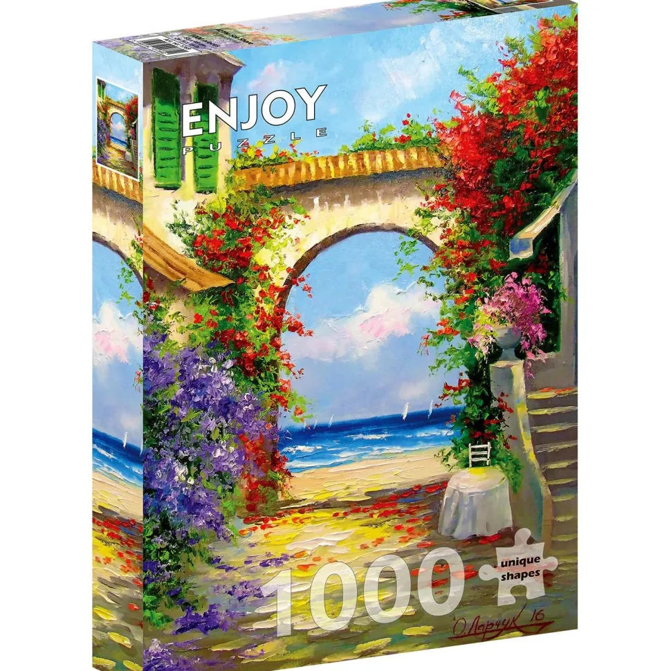 Puzzle 1000 Pièces : Au bord de la mer - EnjoyPuzzle