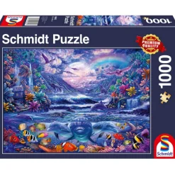 Puzzle 1000 pièces : Au clair de lune - Schmidt