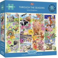 Puzzle 1000 pièces : Au fil des saisons - Gibsons