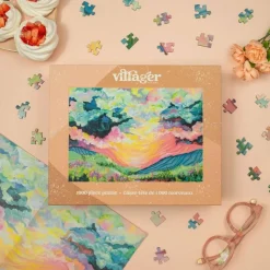 Puzzle 1000 pièces : Aube par Julie Amlin - Villager Puzzles