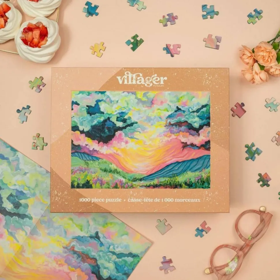 Puzzle 1000 pièces : Aube par Julie Amlin - Villager Puzzles