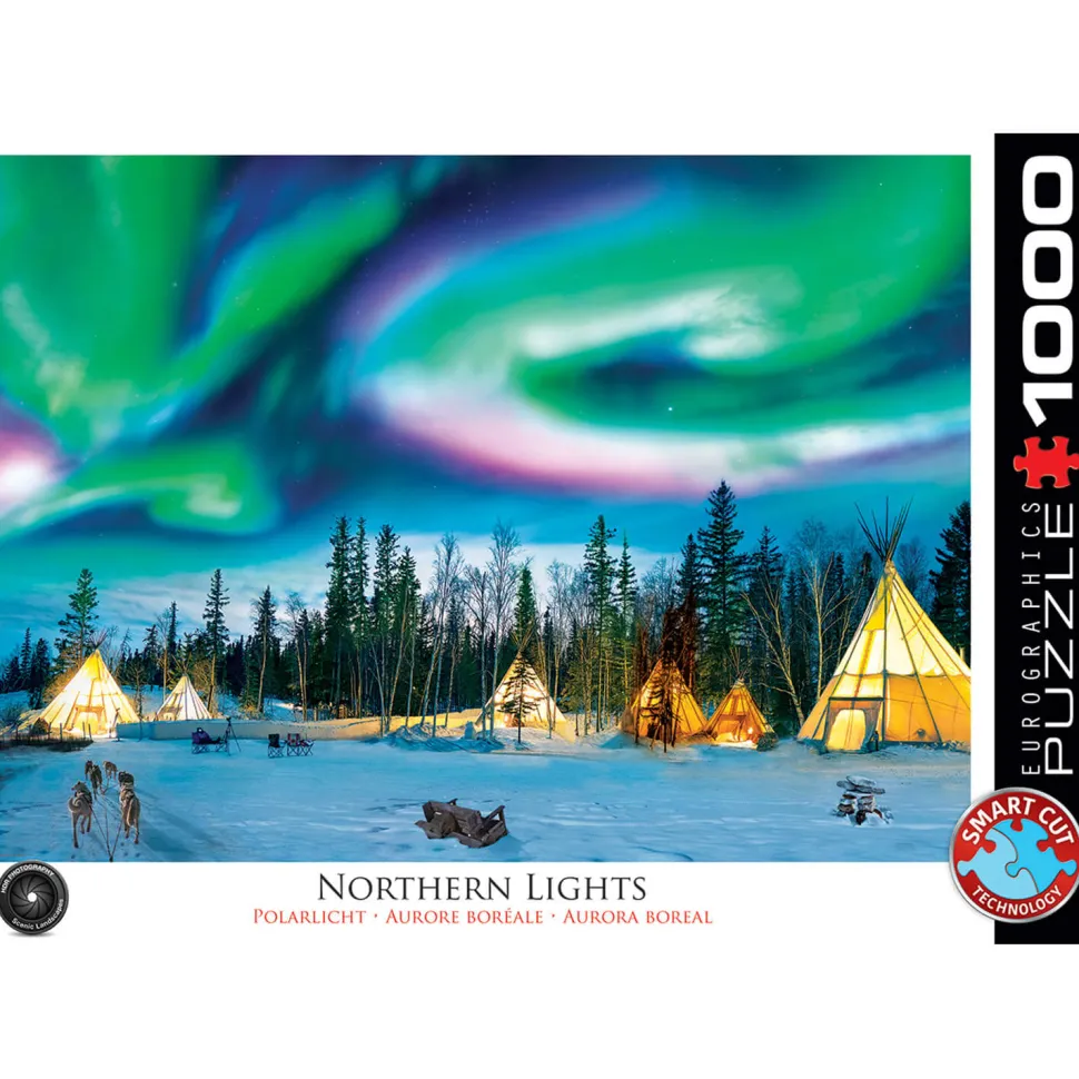 Puzzle 1000 pièces : Aurore boréale - Eurographics