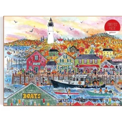 Puzzle 1000 pièces : Automne au bord de la mer, Michael Storrings - Galison