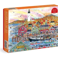 Puzzle 1000 pièces : Automne au bord de la mer, Michael Storrings - Galison