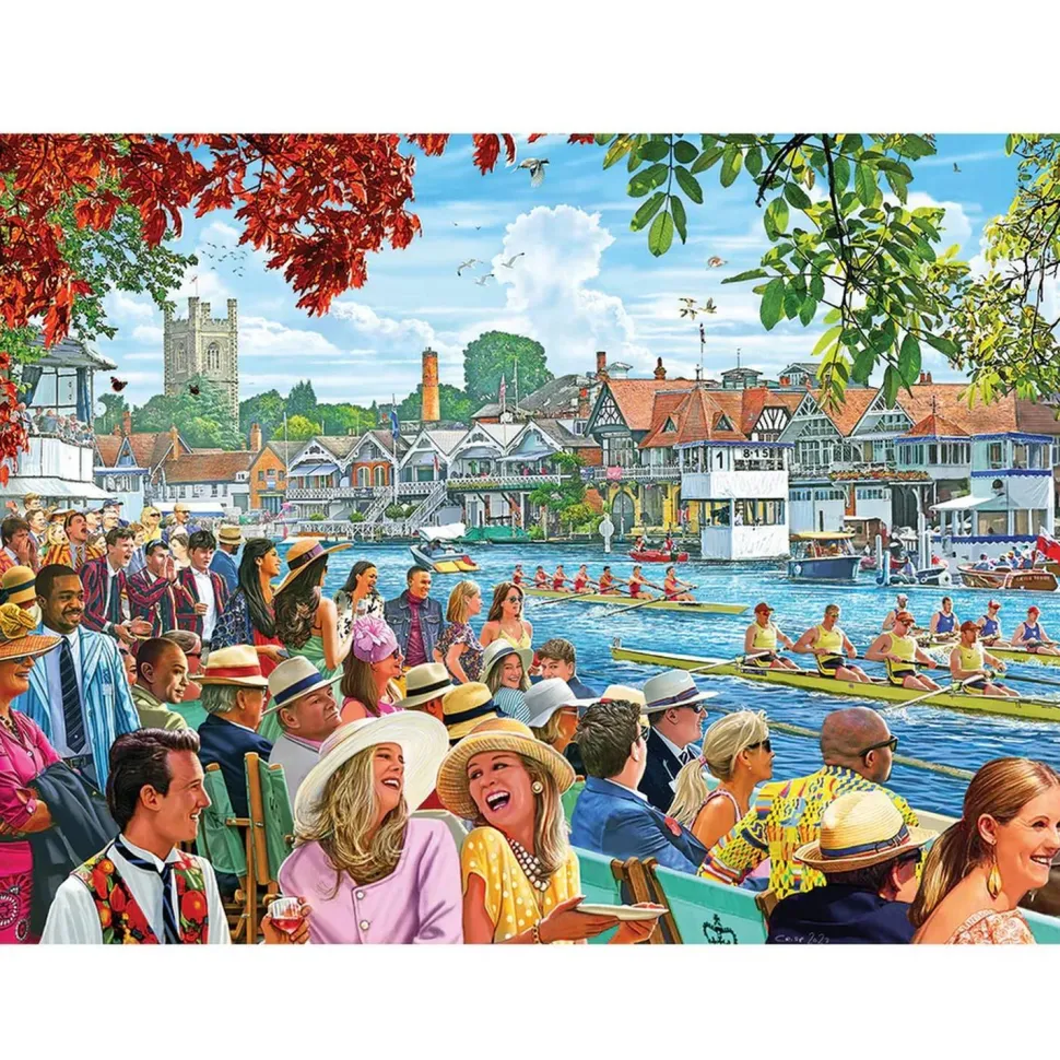 Puzzle 1000 pièces : Aviron à la Régate - Gibsons