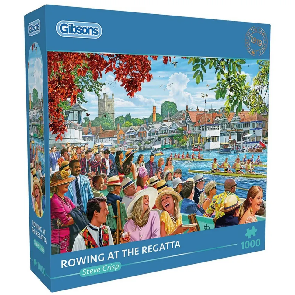 Puzzle 1000 pièces : Aviron à la Régate - Gibsons
