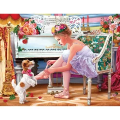 Puzzle 1000 pièces : Ballerine et son chiot - Anatolian