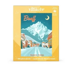 Puzzle 500 pièces : Banff Moonlight - Villager Puzzles