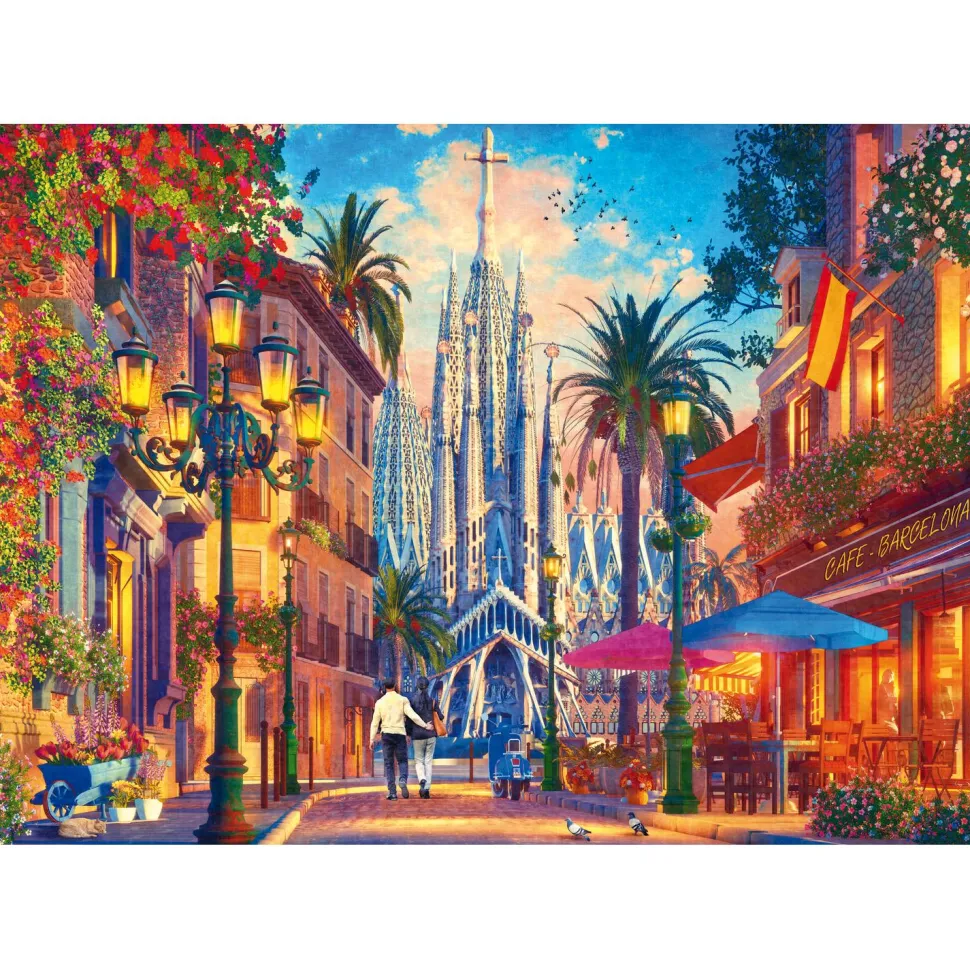 Puzzle 1000 pièces : Barcelone, Espagne - Trefl