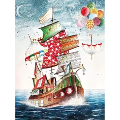 Puzzle 1000 pièces : Bateau Libre - Édition Spéciale Nihal Cifter - Magnolia