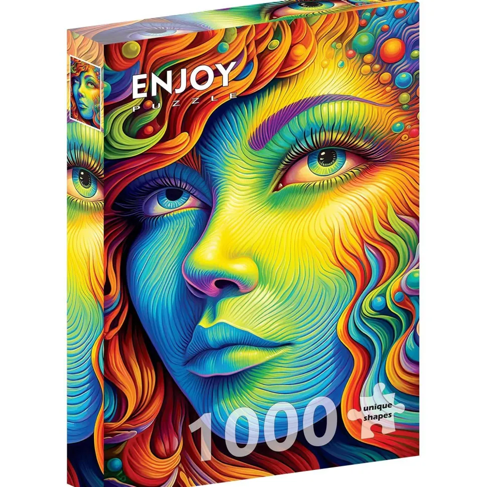 Puzzle 1000 Pièces : Belle Dame - EnjoyPuzzle