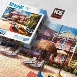 Puzzle 500 pièces : Bienvenue à la plage - Ks Games