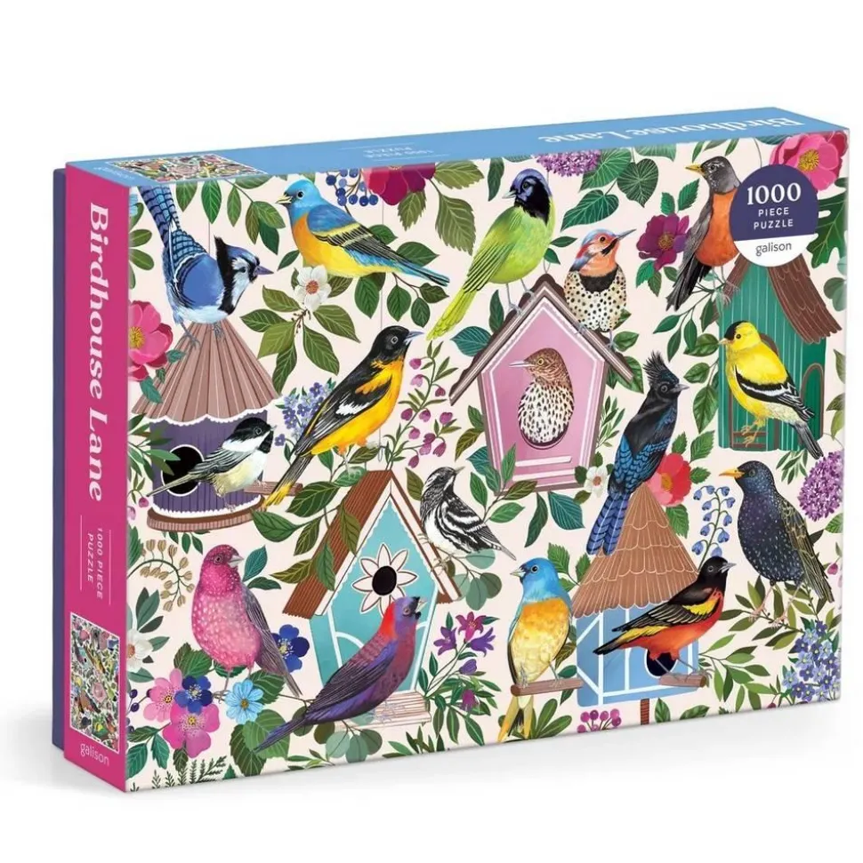 Puzzle 1000 pièces : Birdhouse Lane - Galison