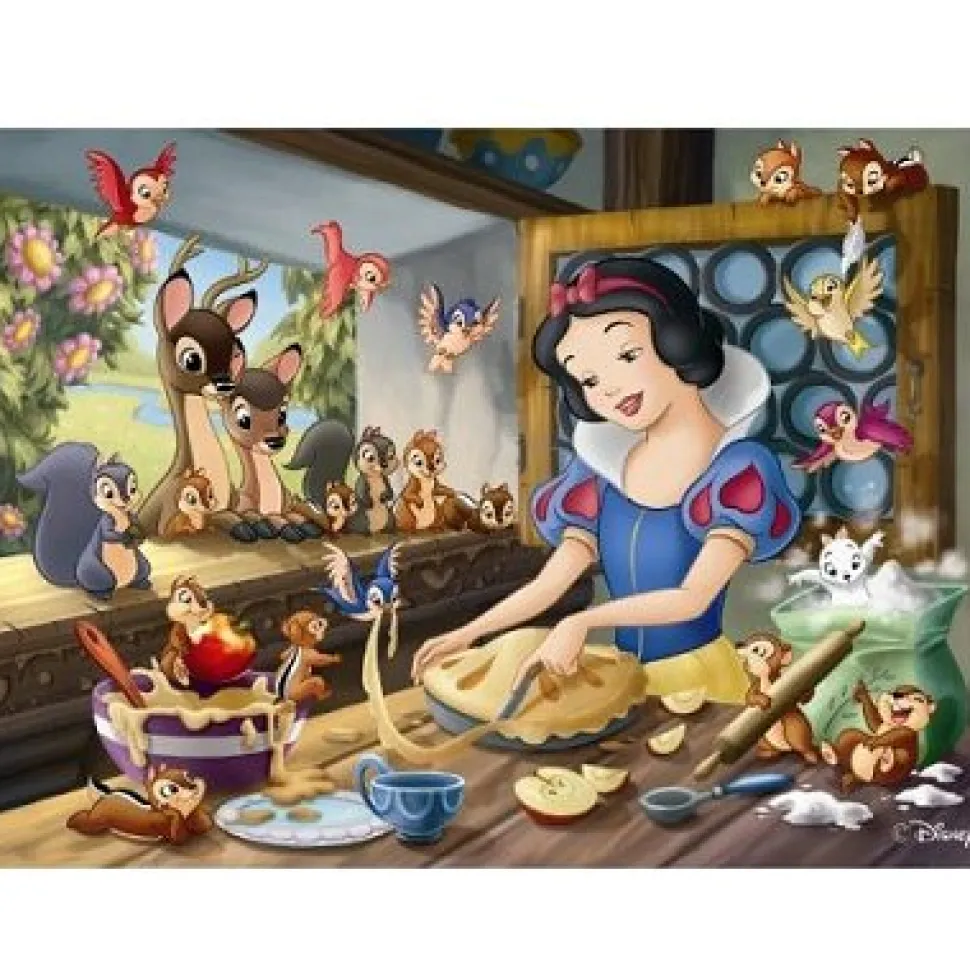 Puzzle 60 pièces - Blanche Neige fait de la pâtisserie - Nathan