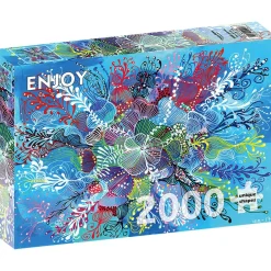 Puzzle 2000 Pièces : Bleus océaniques - EnjoyPuzzle