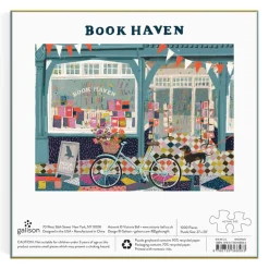 Puzzle 1000 pièces : Book Haven Puzzle - Galison