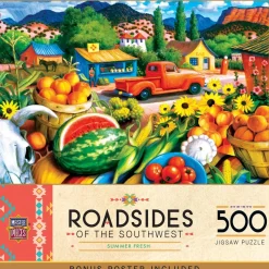 Puzzle 550 pièces : Bords de route du Sud-Ouest - Fraîcheur d'été - Master Pieces