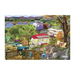 Puzzle 550 pièces : Boîte en métal - Caravane - Eurographics