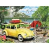 Puzzle 550 pièces : Boîte métal : Coccinelle camping (VW Beetle) - Eurographics