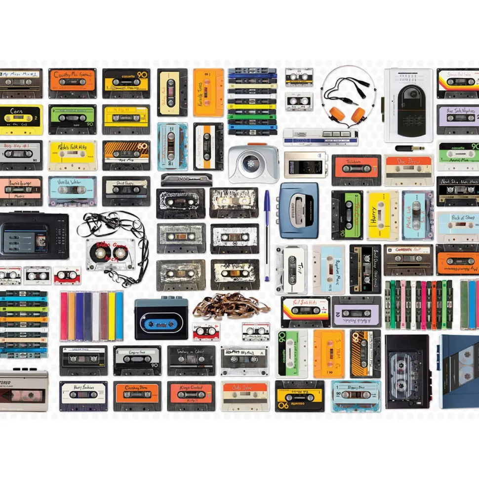 Puzzle 550 pièces : Boîte métal : Lecteur cassettes audio - Eurographics