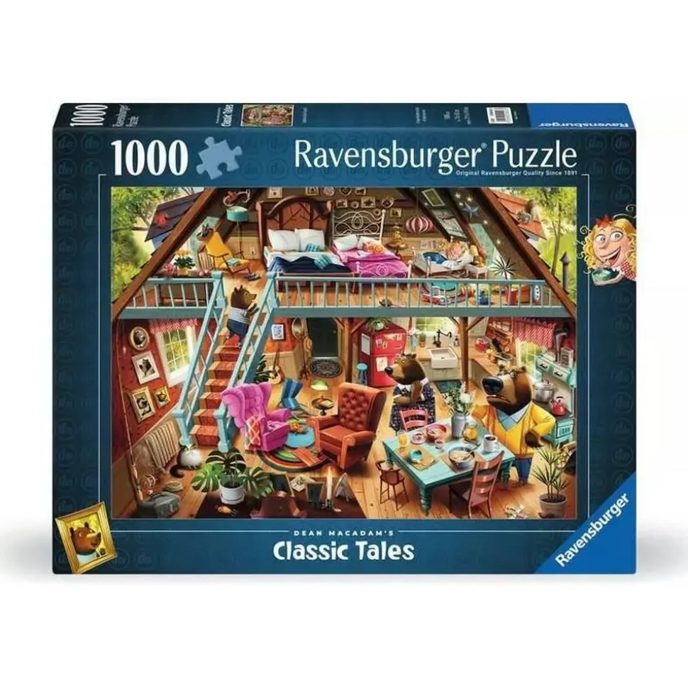 Puzzle 1000 pièces : Boucle d'Or et les ours / Dean MacAdam - Ravensburger