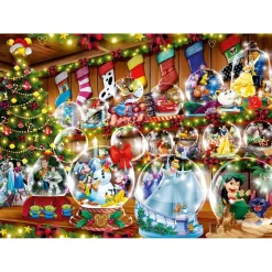 Puzzle 1000 pièces : Boules à neige Disney - Ravensburger
