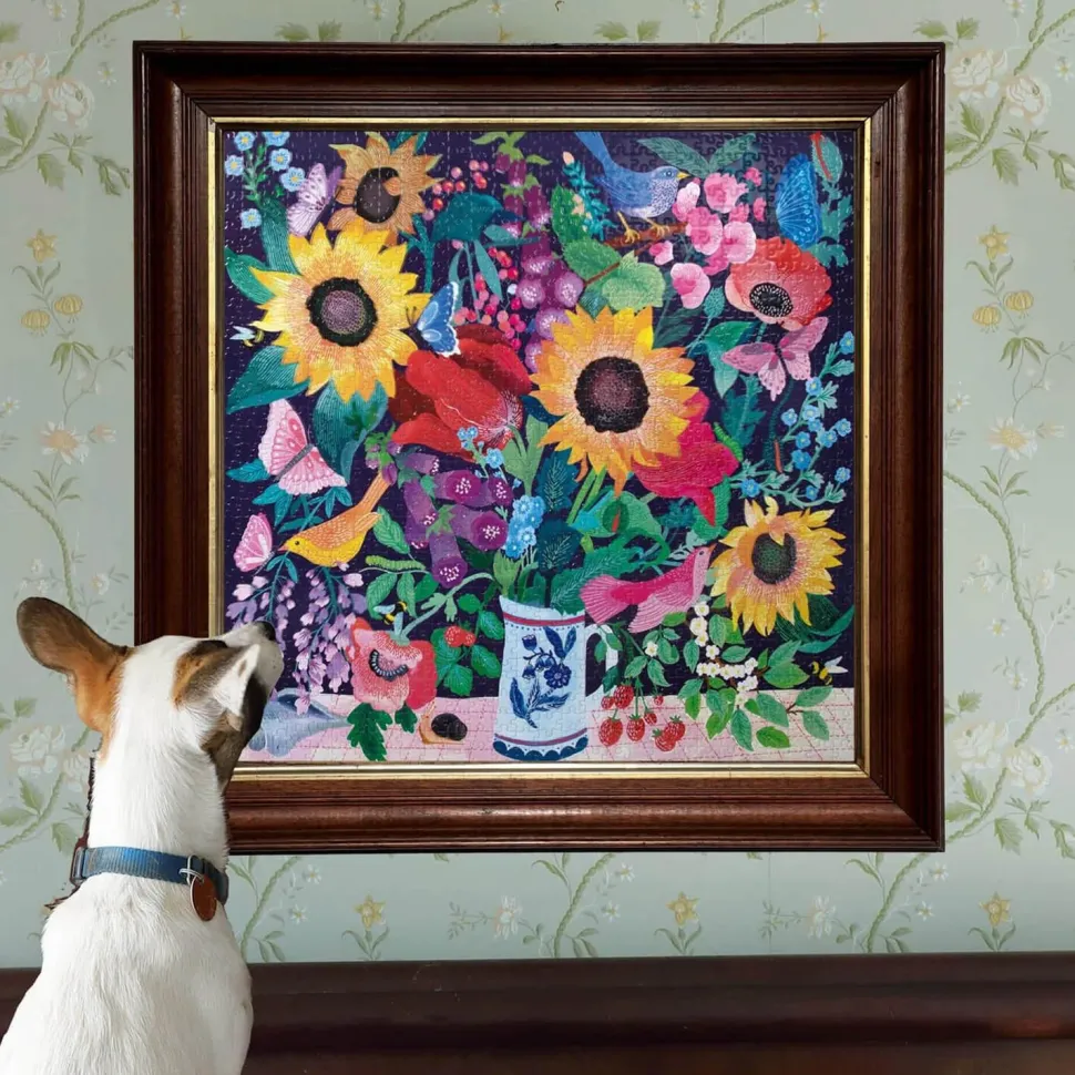 Puzzle 1000 pièces : Bouquet d'été - Eeboo