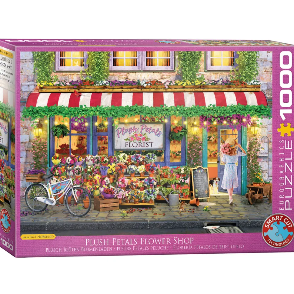 Puzzle 1000 pièces : Boutique de fleurs - Eurographics