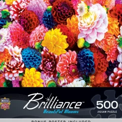 Puzzle 550 pièces : Brilliance - Belles Fleurs - Master Pieces